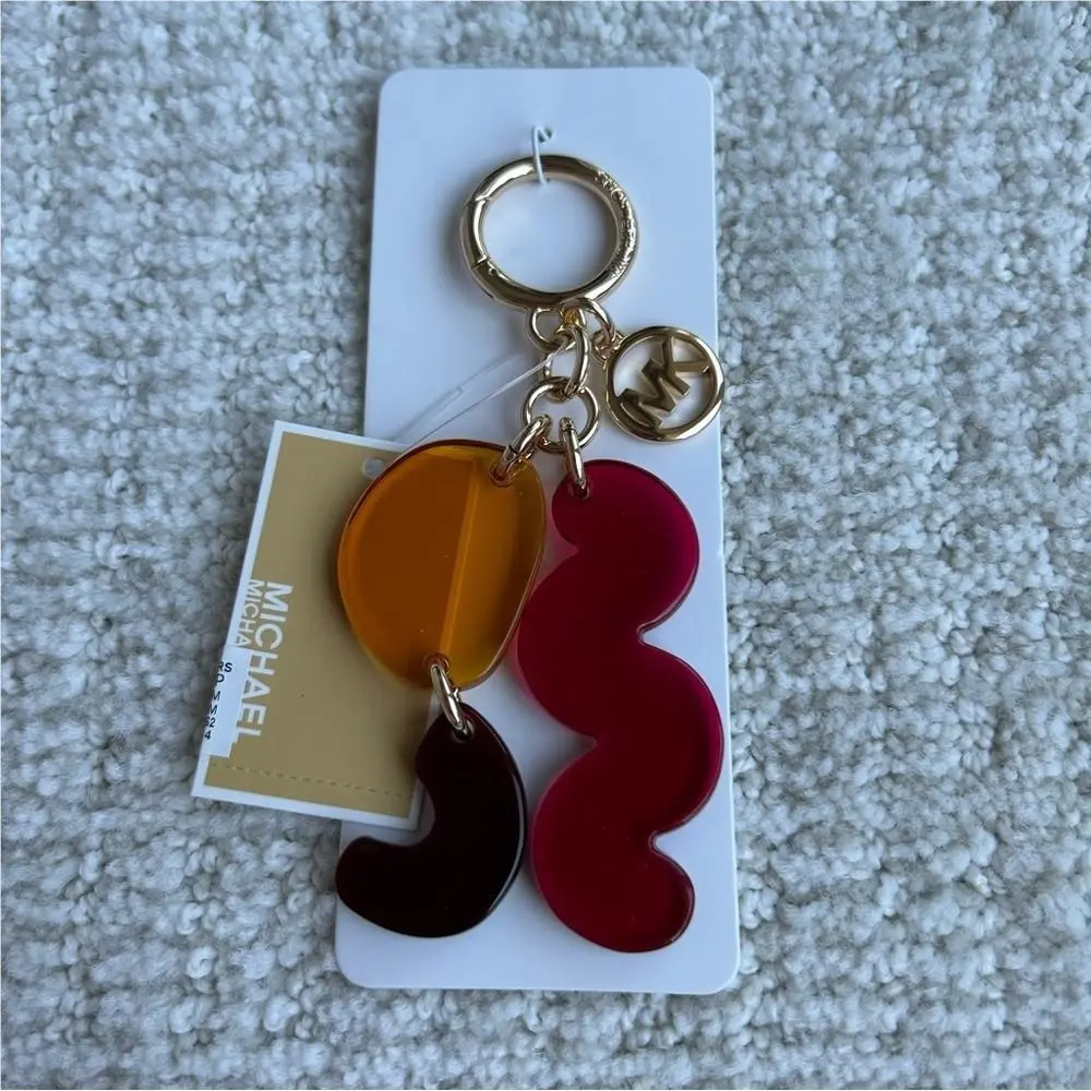 Michael Kors Abstract Modern Art Key Chain or Bag Charm