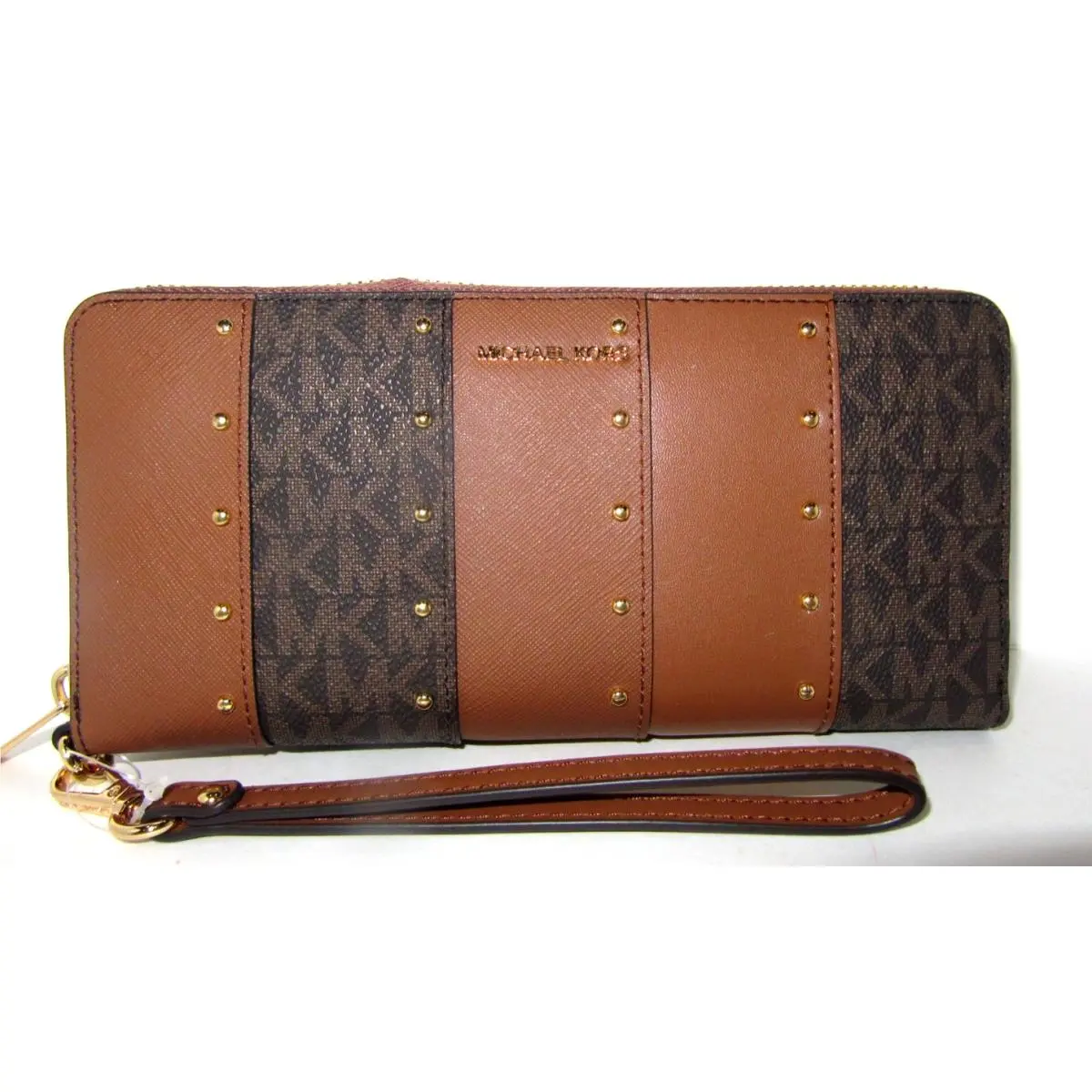 Jet Set Travel Large Continental Card Wallet Luggage Brown by Michael Kors