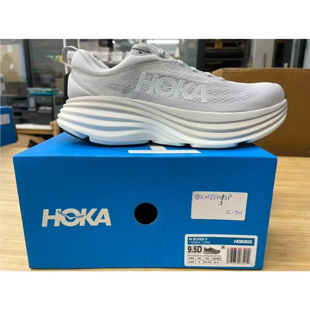 Hoka shoes - Hoka One One HOKA Bondi 8 - 1123202-LRNC - White (UPC: 197634065212) 0