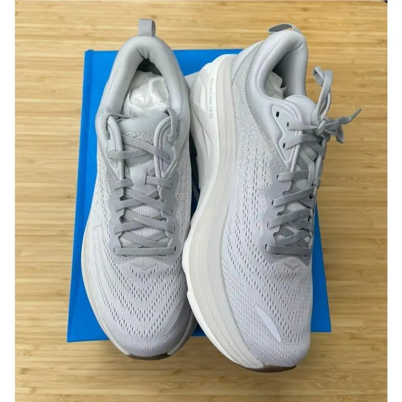 Hoka shoes - Hoka One One HOKA Bondi 8 - 1123202-LRNC - White (UPC: 197634065212) 3
