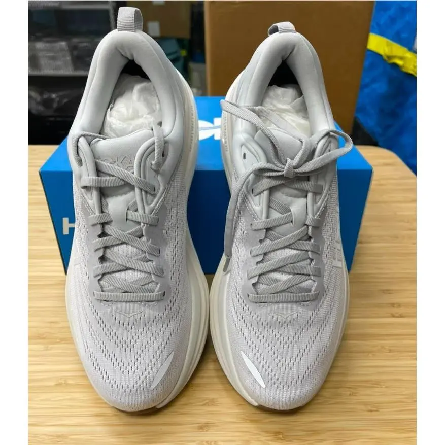 Hoka shoes - Hoka One One HOKA Bondi 8 - 1123202-LRNC - White (UPC: 197634065212) 4