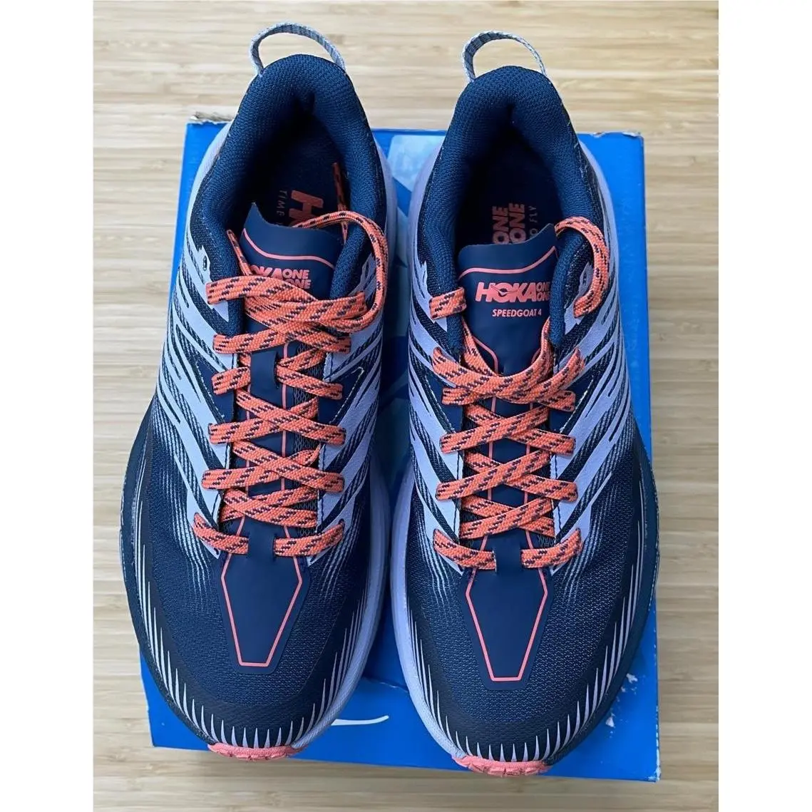 Hoka shoes - Hoka One One Speedgoat 4 - 1106527-MBHH - Blue (UPC: 192410641130) 1