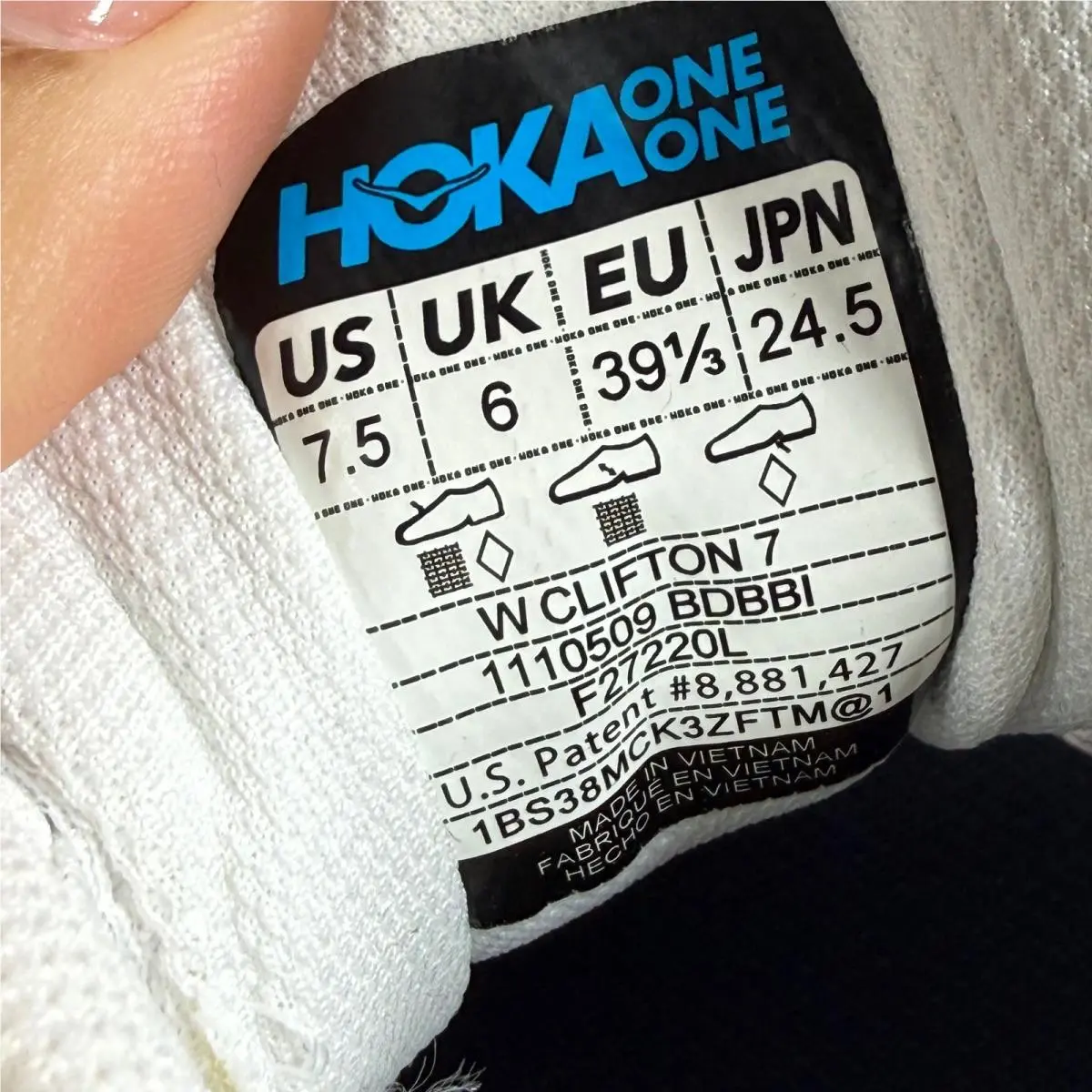 Hoka shoes - Hoka One One Clifton 7 - White 12