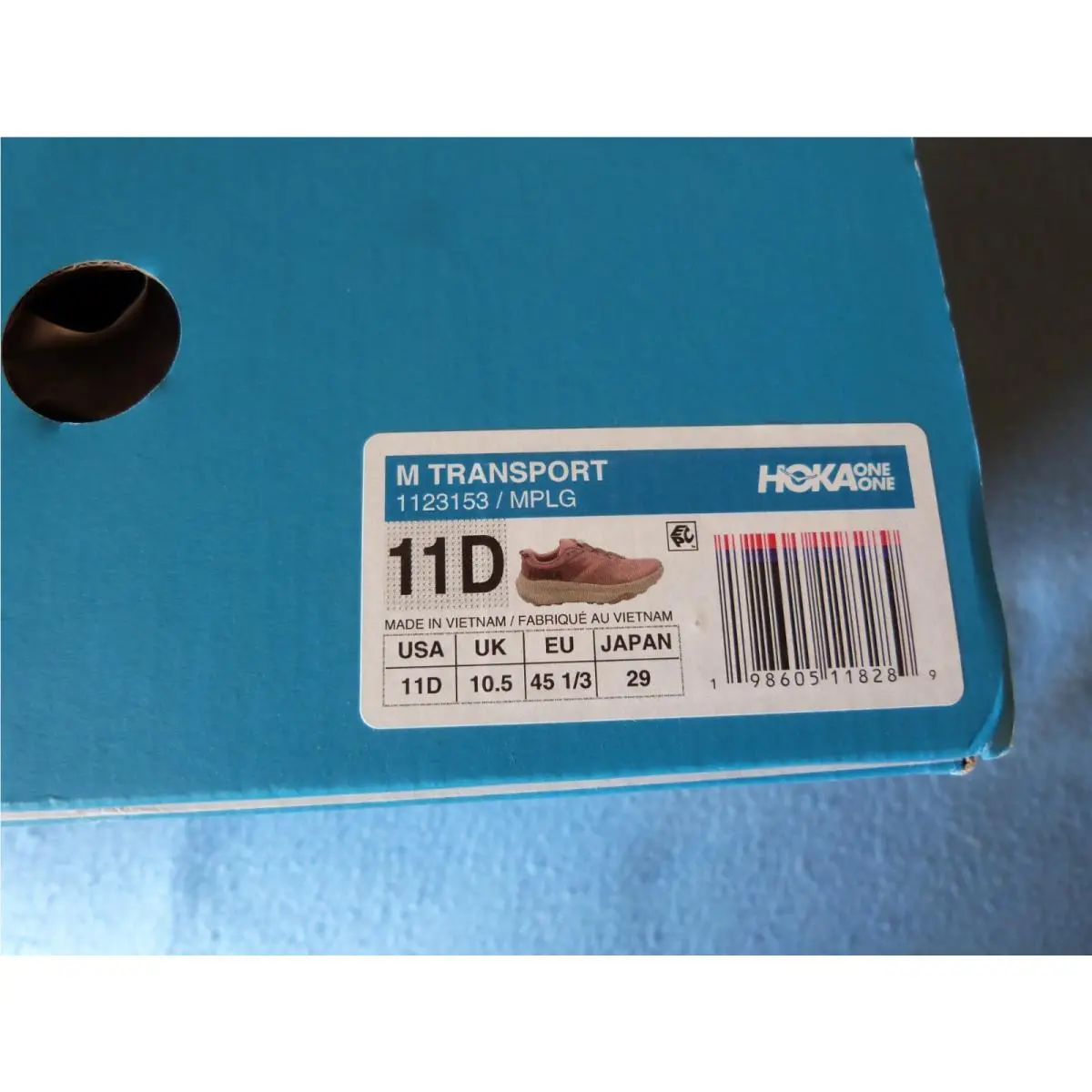 Hoka shoes - M Transport - Transport - 1123153-MPLG - Brownish orange (UPC: 198605118289) 11