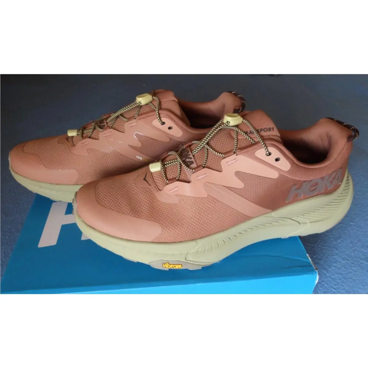 Hoka shoes - M Transport - Transport - 1123153-MPLG - Brownish orange (UPC: 198605118289) 0
