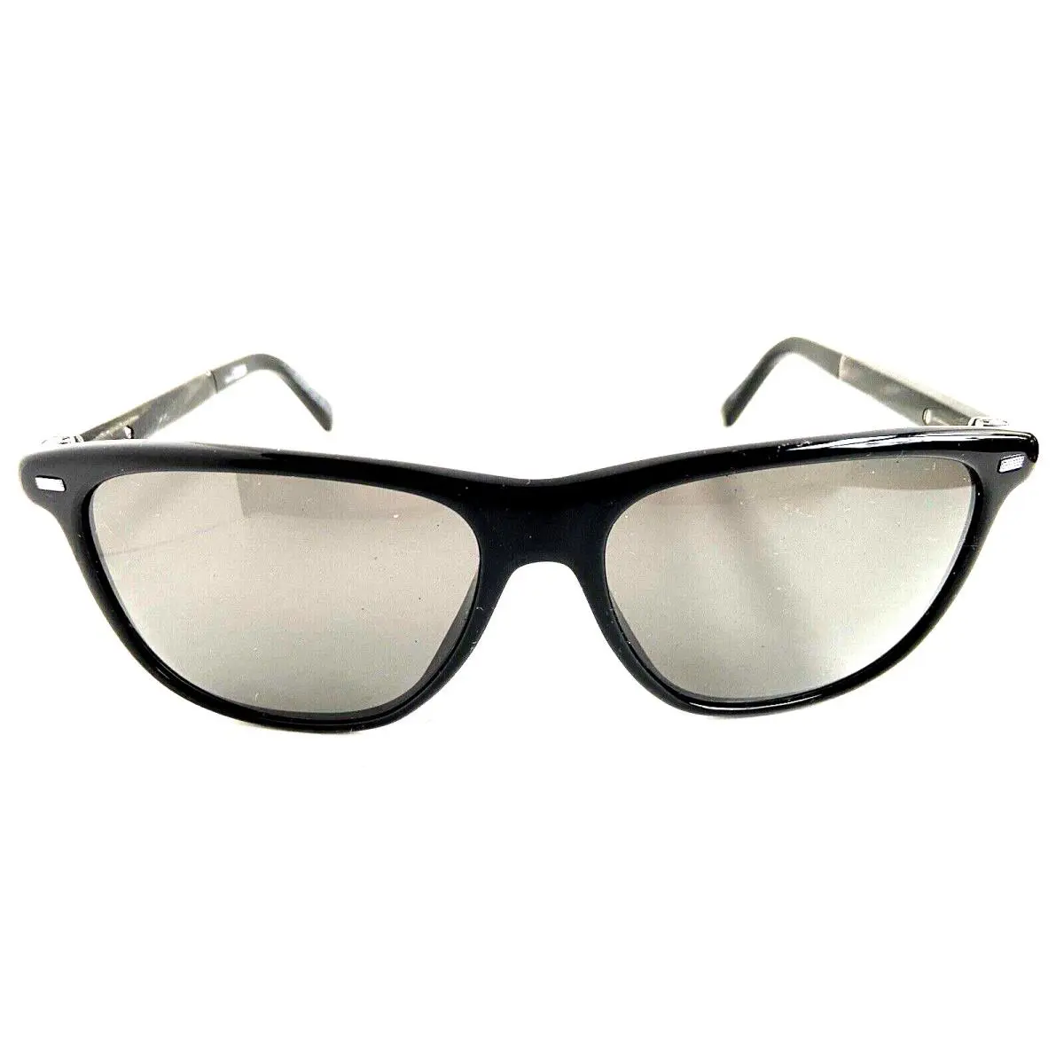 Polarized Ermenegildo Zegna EZ 0009 01A 56mm Zeiss Lens Black Men Sunglasses