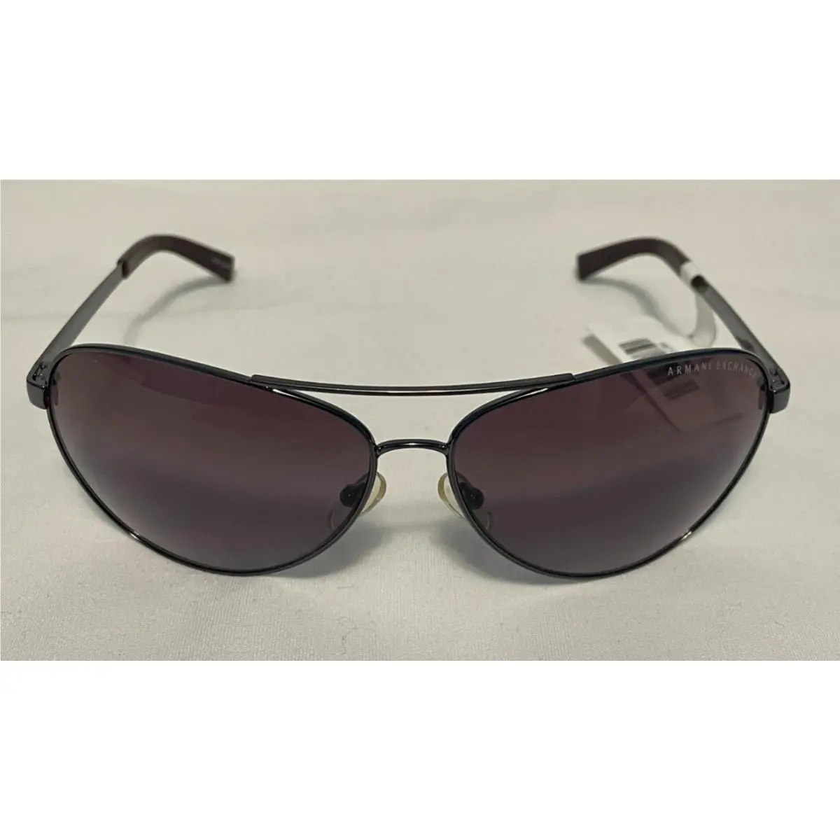 Sunglasses Style AX 2006 Black Burgundy Aviator Frames by Armani Exchange