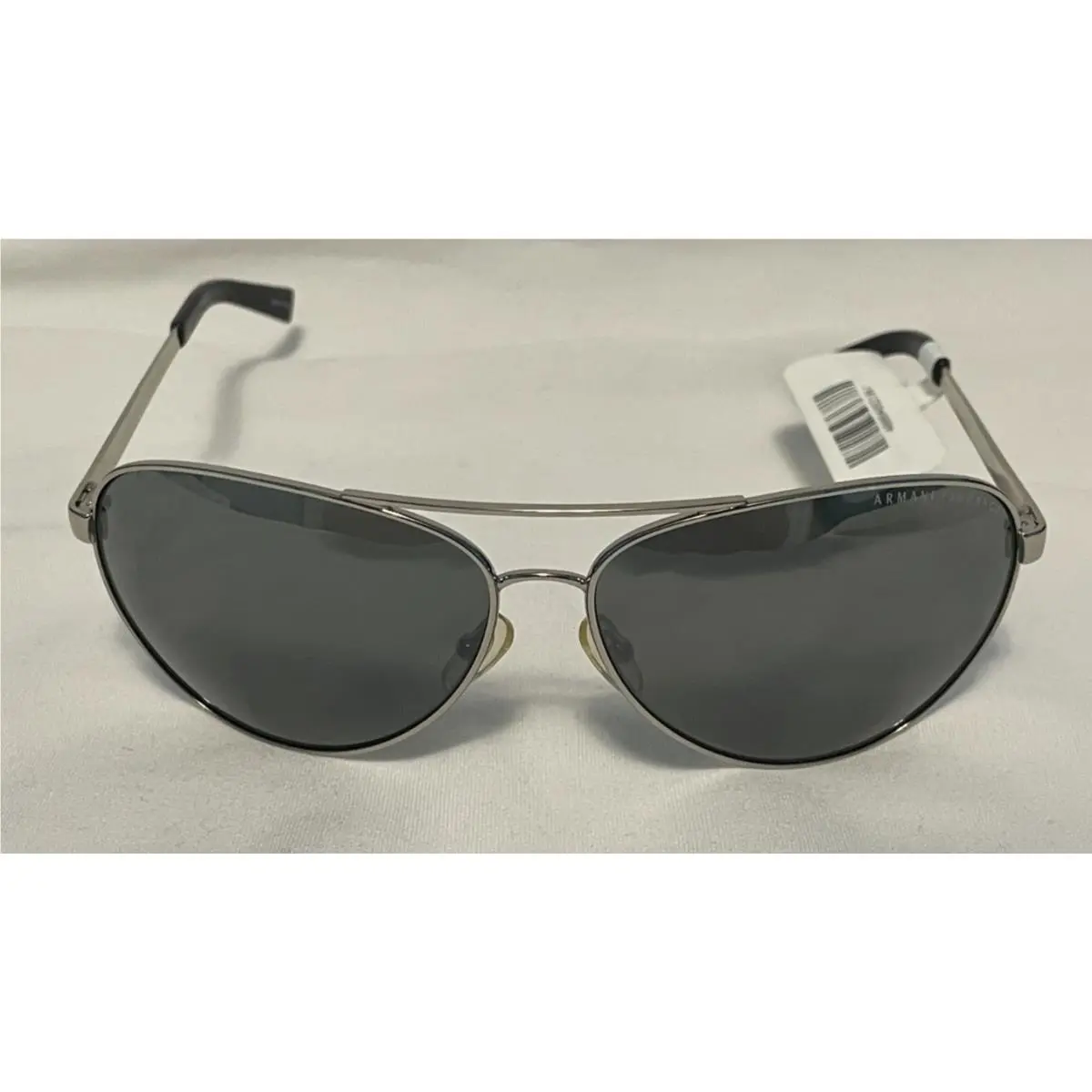 Sunglasses Style AX 2006 Silver Aviator Frames by Armani Exchange