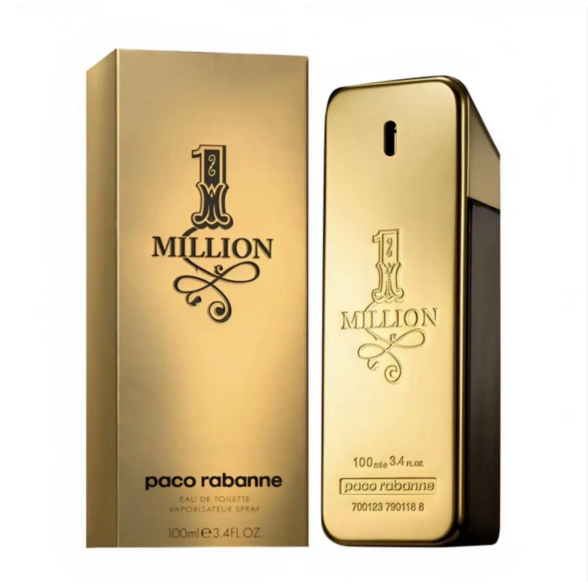 1 Million 3.4 Oz Eau De Toilette Spray For Men by Paco Rabanne