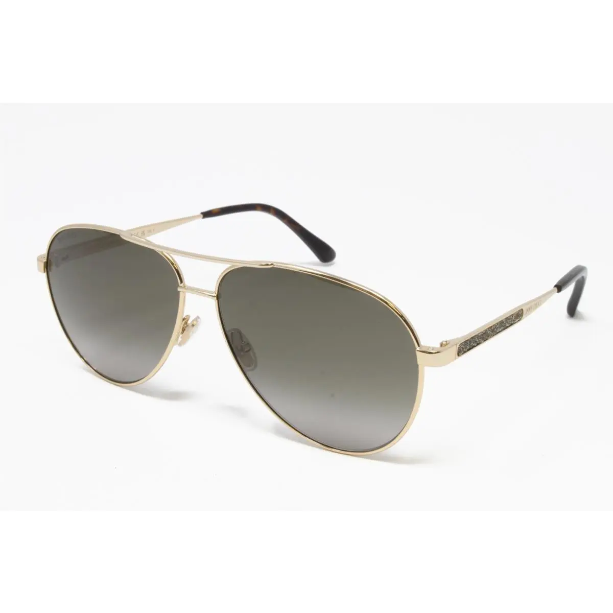 Women`s Sunglasses Jimena/s 06J Gold 60mm Aviator Metal Frame Italy by Jimmy Choo
