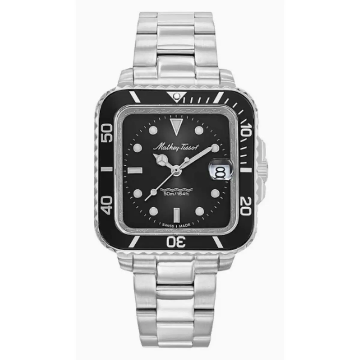 Mathey Tissot Men`s Vintage Black Dial Watch - D902QAN