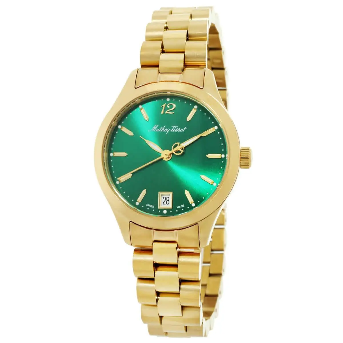 Mathey-tissot D411MPV Urban Metal Green Dial 30 mm Women`s Watch
