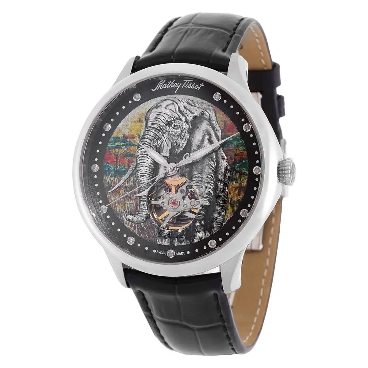 Mathey-tissot MC1886AEL Edmond Auto Handcrafted Multi-color Dial 42 mm Men`s
