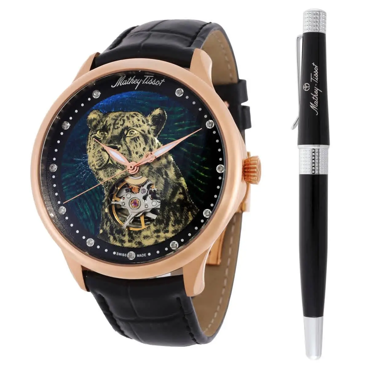 Mathey-tissot MC1886PLEO Edmond Auto Handcrafted Multi-color Dial 42 mm Men`s