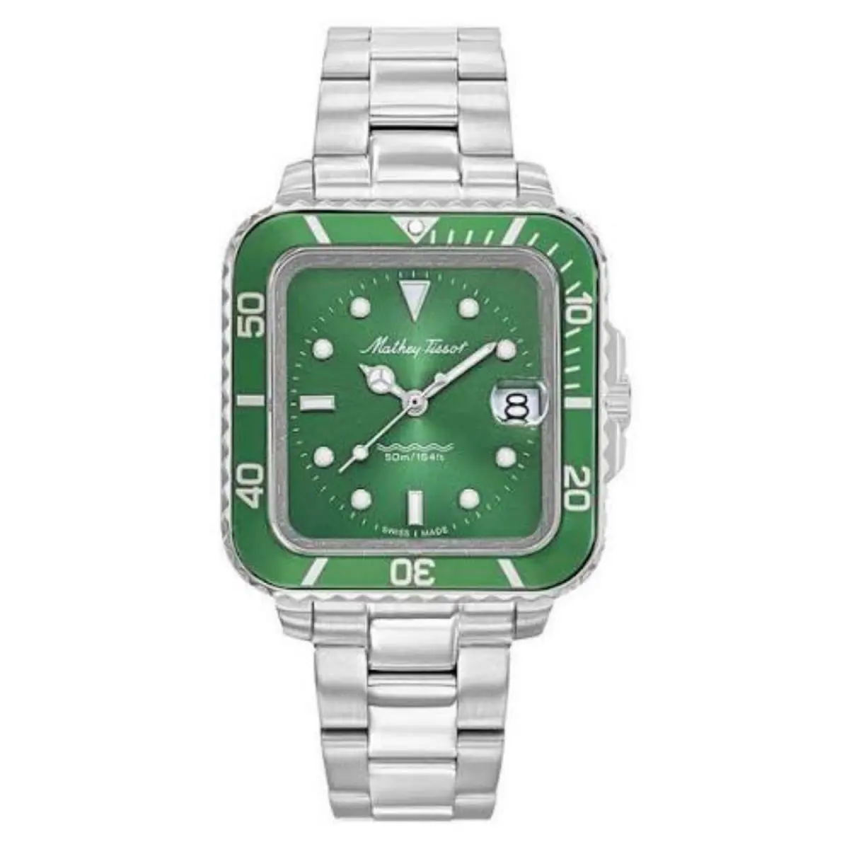 Mathey Tissot Men`s Vintage Green Dial Watch - D902QAV