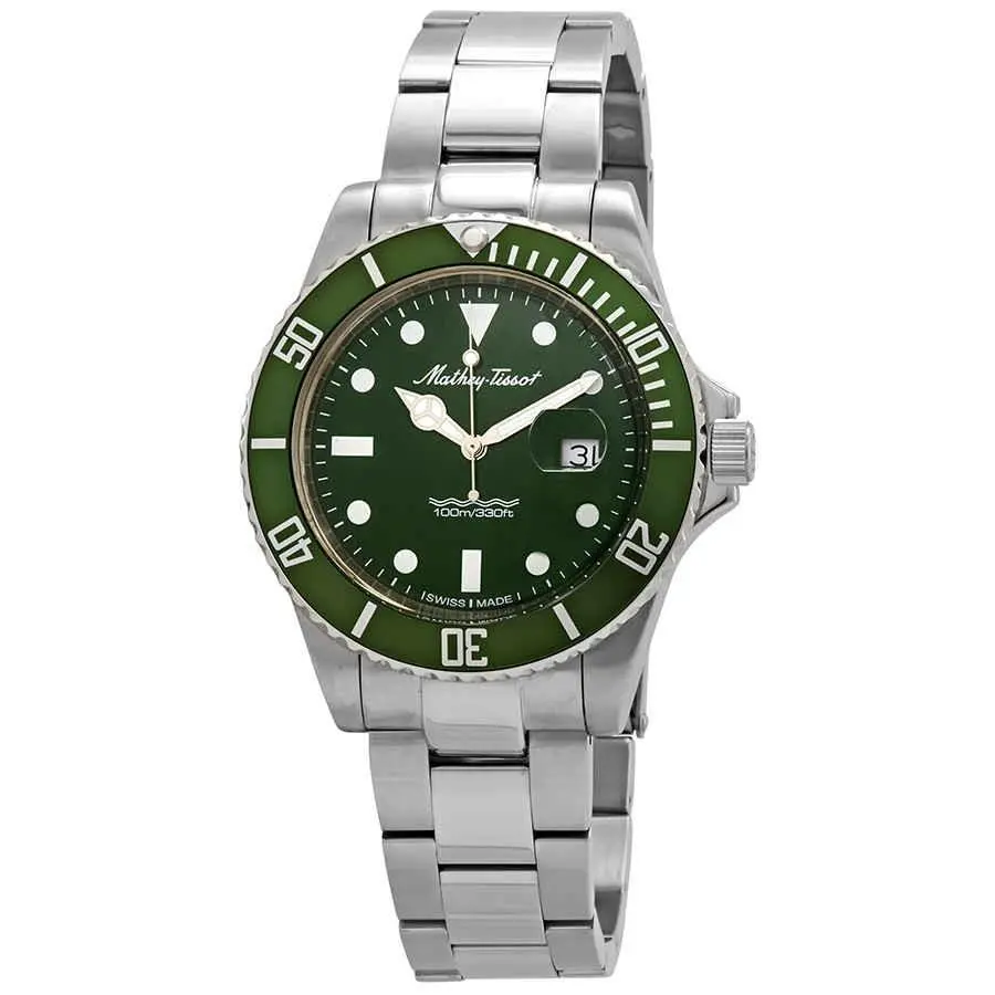 Mathey-tissot Mathey Vintage Quartz Green Dial Men`s Watch H9010AV