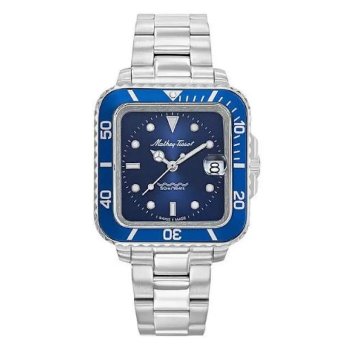 Mathey Tissot Men`s Vintage Blue Dial Watch - D902QABU
