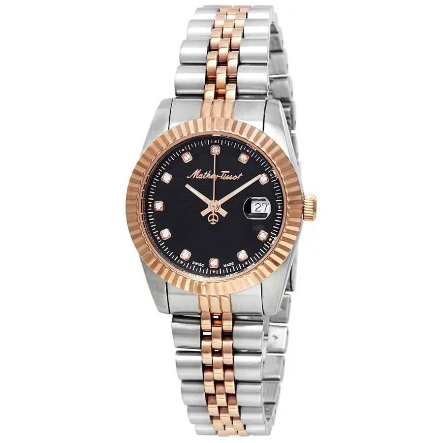 Mathey-tissot D810RN Mathey Iii Black Dial 32 mm Women`s Watch by Tissot