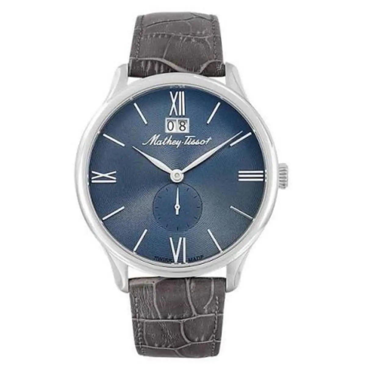Mathey Tissot Men`s Edmond Blue Dial Watch - H1886QAS