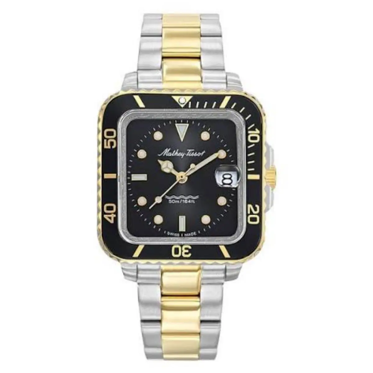 Mathey Tissot Women`s Vintage Black Dial Watch - D902QBN