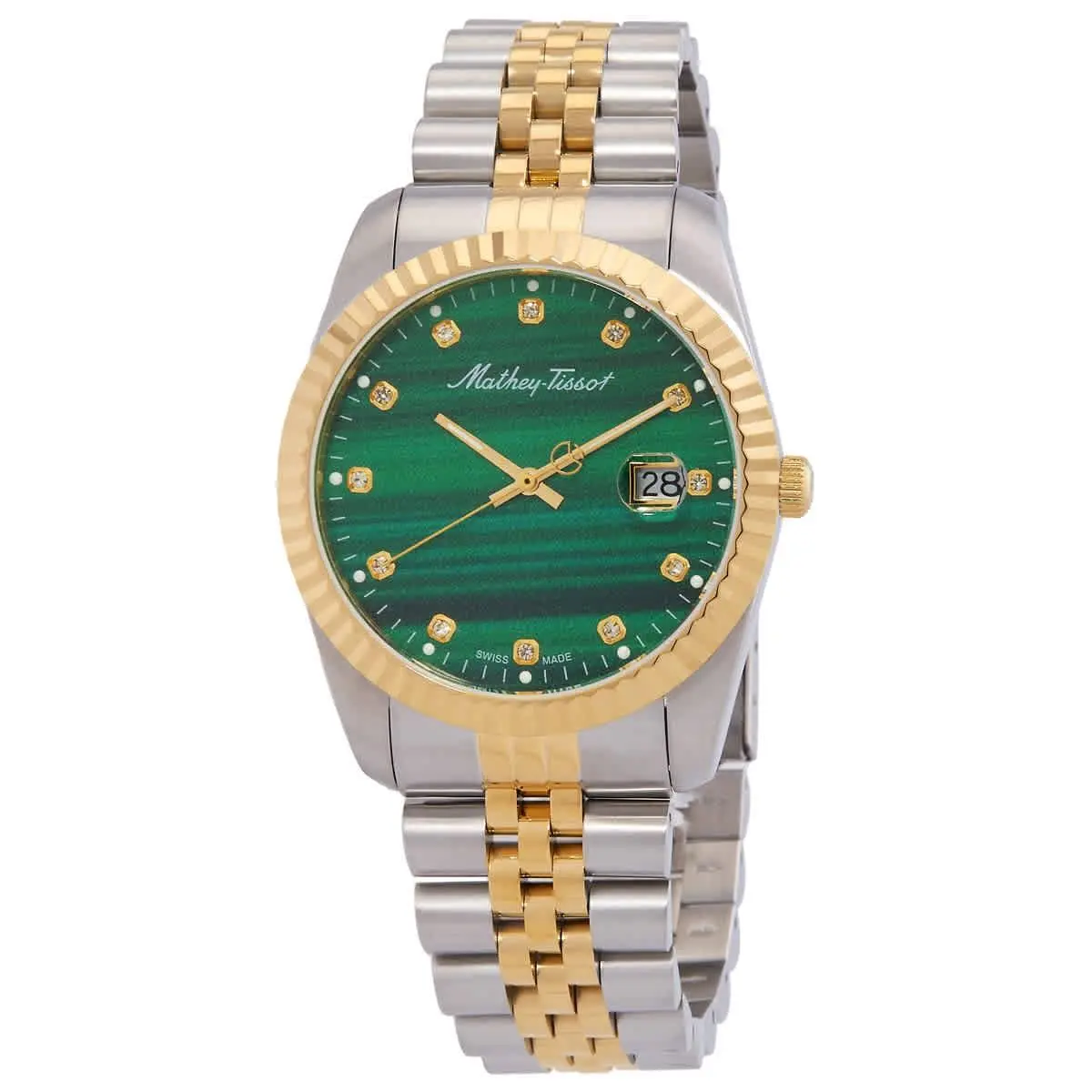 Mathey-tissot Mathy II Quartz Green Dial Unisex Watch H710BSV