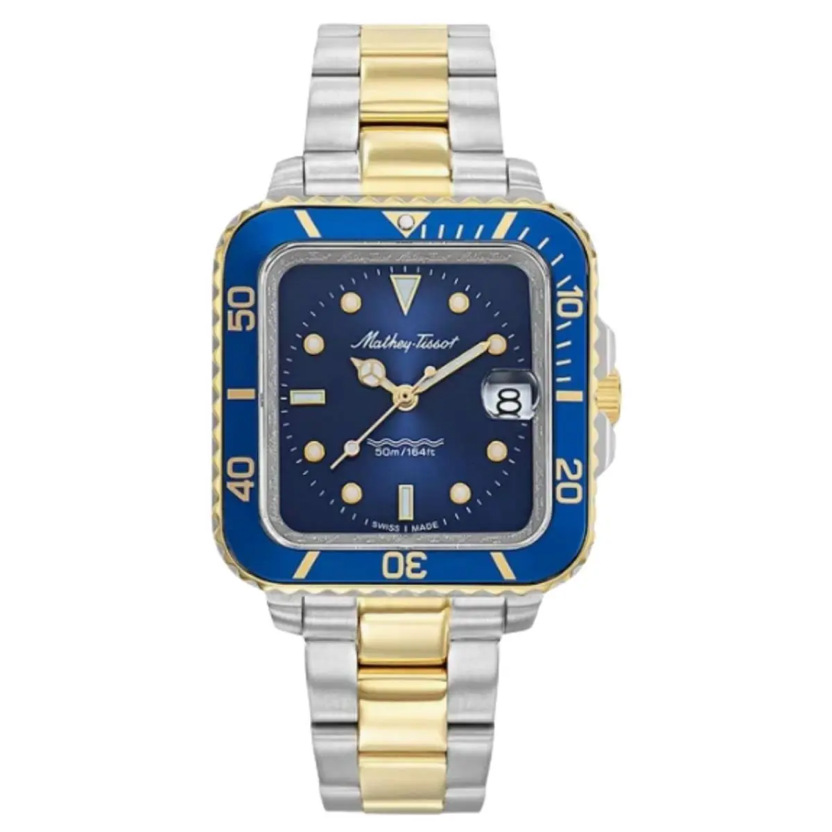 Mathey  Women`s Vintage Blue Dial Watch - D902QBBU by Tissot