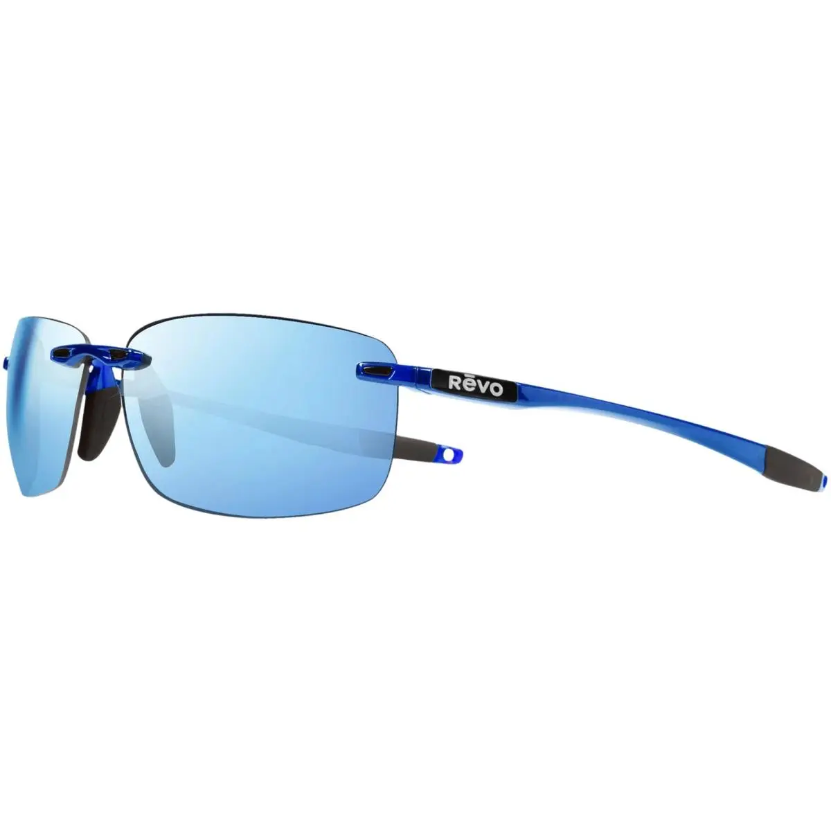 Descend N Polarized Rimless Wrap - RE40590 - Made in Italy by Revo
