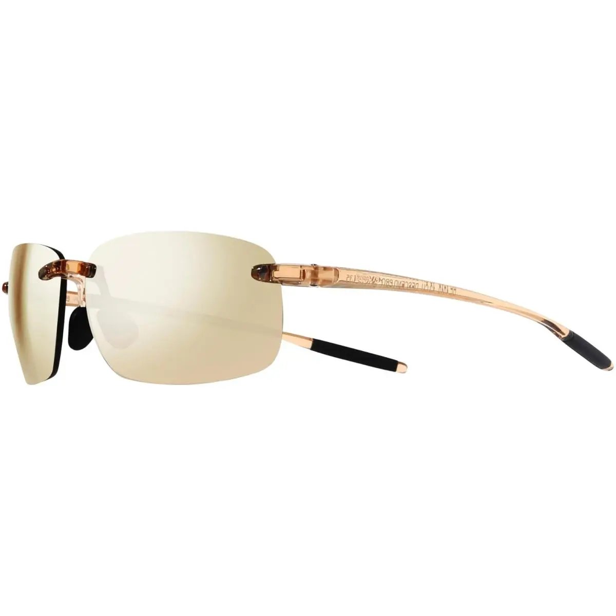 Descend Pro Polarized Photochromic Rimless Wrap w/ Mirror Lens RE1210 Japan by Revo