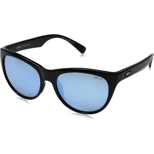 Sunglasses Barclay Black Frame / Blue Water Polarized Lens RE1037 by Revo