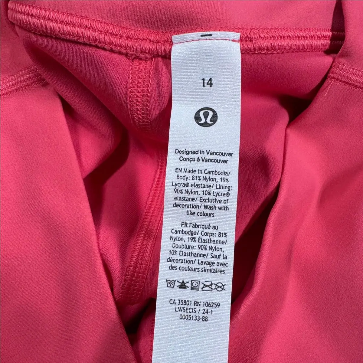 Lululemon clothing - Pink 4