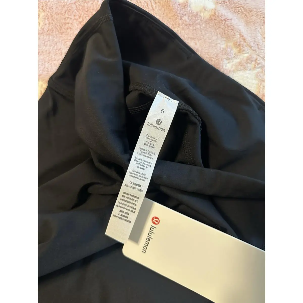 Lululemon clothing - LWSLJFS-PKTP - LWSLJFS-PKTP - Black 1
