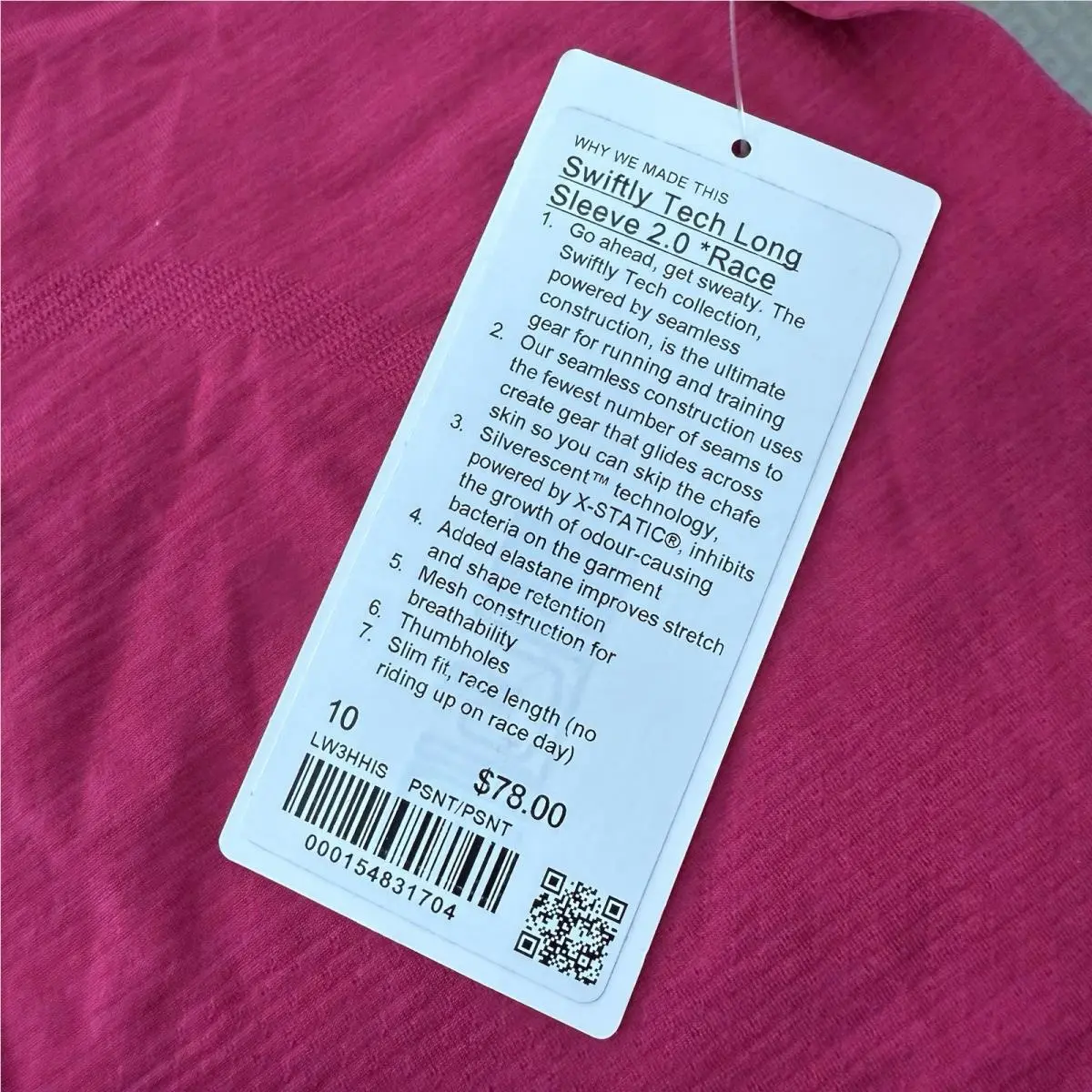 Lululemon clothing - LW3HHI - LW3HHI - Pink 1