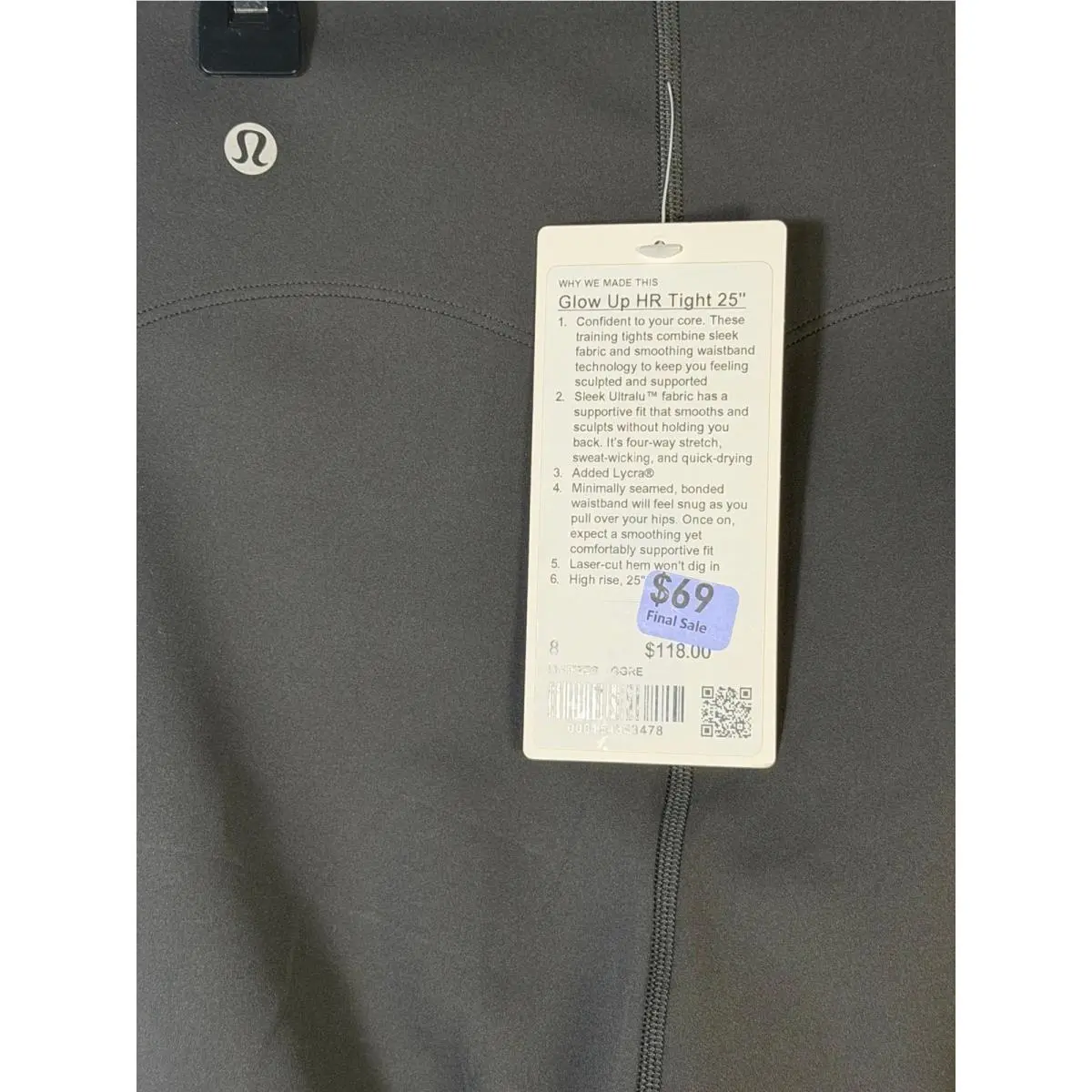 Lululemon clothing - Gray 1
