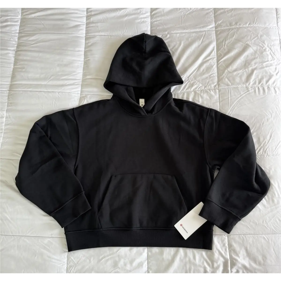 Lululemon W Steady State Oversized Hoodie Size Small Fleece Black Soldout