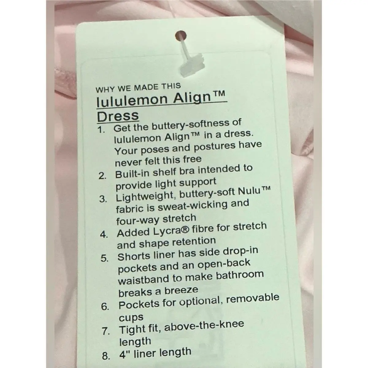 Lululemon clothing - Pink 3
