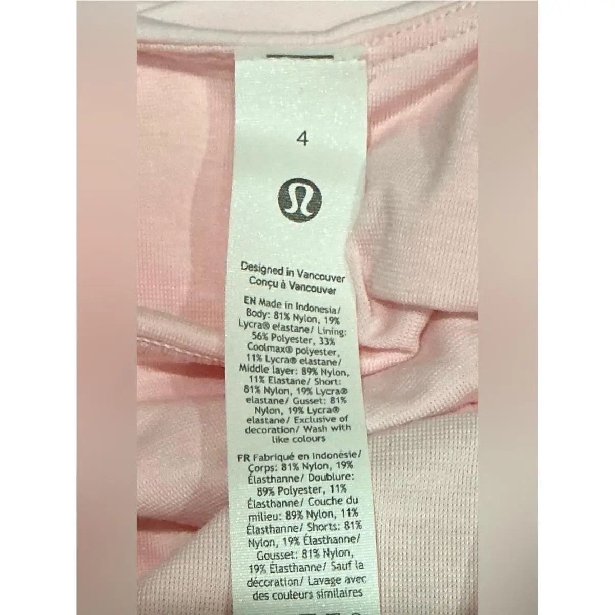 Lululemon clothing - Pink 2