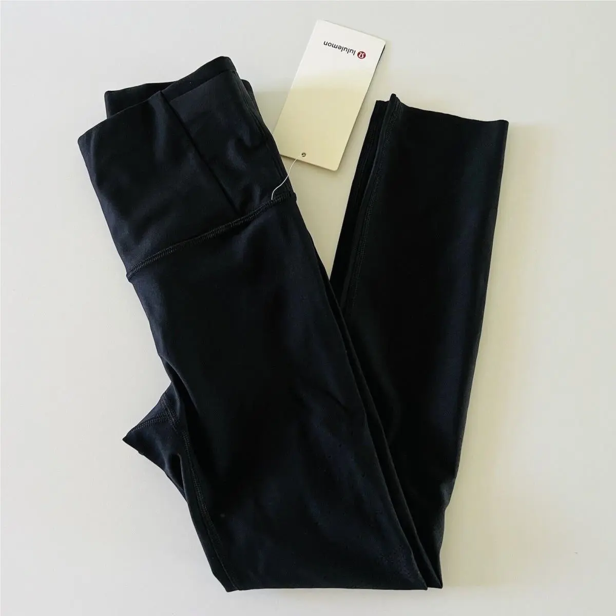 Lululemon Athletica Black Zoned In HR Crop 23 Leggings - US 4
