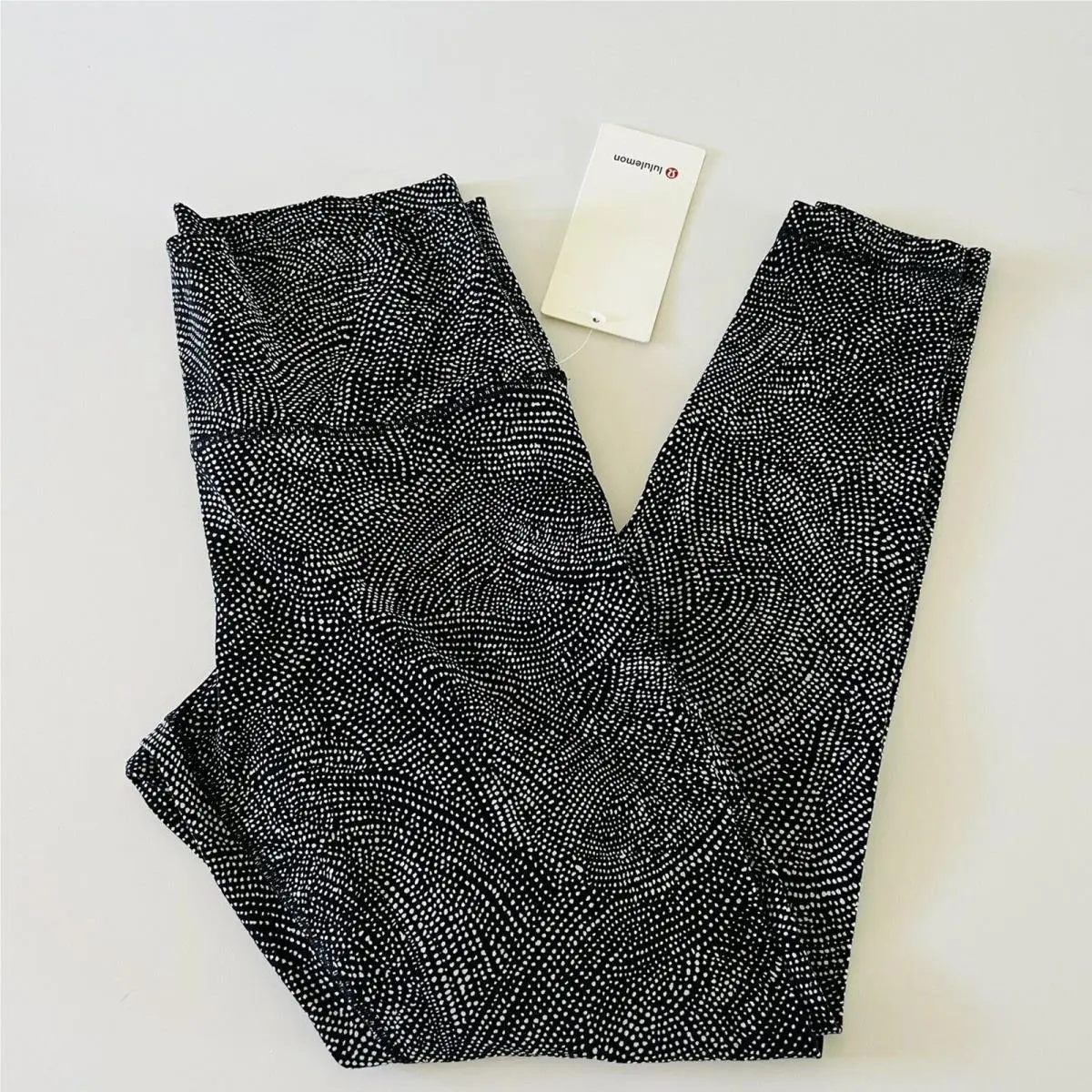 Lululemon Athletica Free Spirit Ice Grey Black Align Pant 28 Leggings - US 12