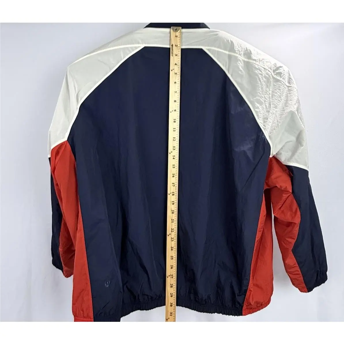 Lululemon clothing - Nylon Oversized Track Jacket - Nylon Oversized Track Jacket - Navy, White, Red 8