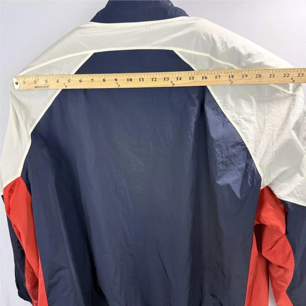 Lululemon clothing - Nylon Oversized Track Jacket - Nylon Oversized Track Jacket - Navy, White, Red 7