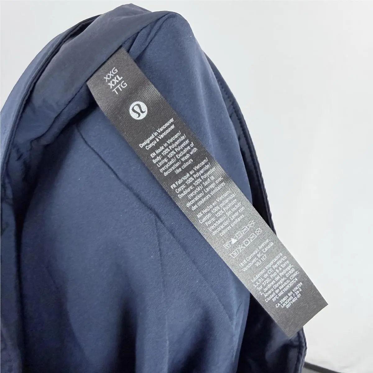 Lululemon clothing - Nylon Oversized Track Jacket - Nylon Oversized Track Jacket - Navy, White, Red 12
