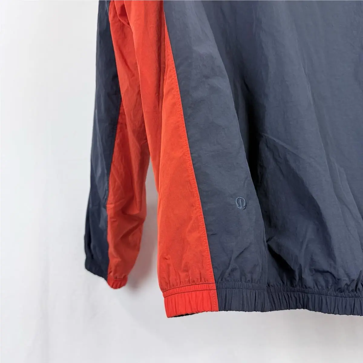 Lululemon clothing - Nylon Oversized Track Jacket - Nylon Oversized Track Jacket - Navy, White, Red 5