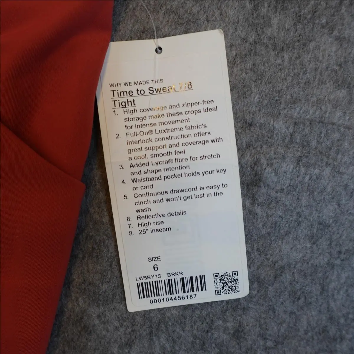 Lululemon clothing - Red 0