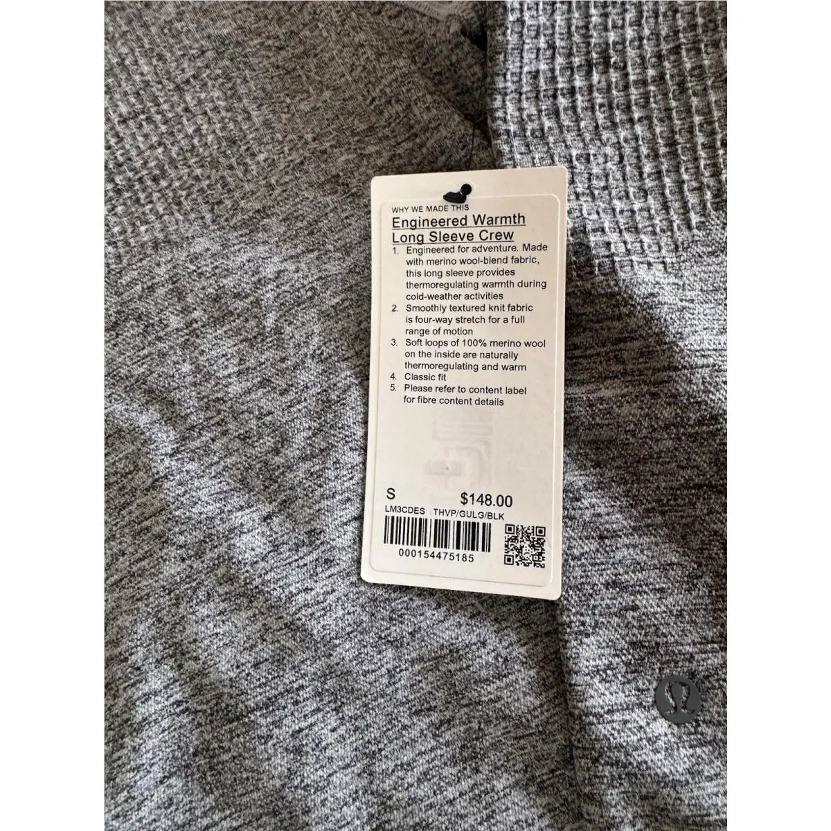 Lululemon clothing - Gray Black 1