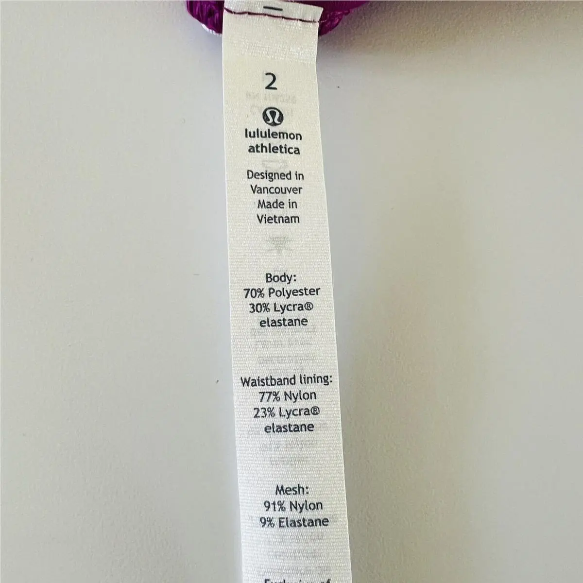 Lululemon clothing - Purple 4