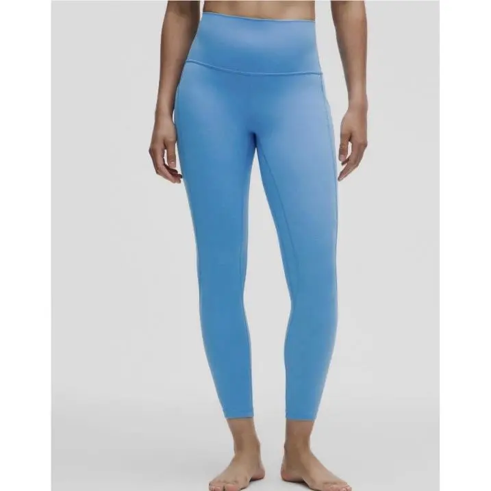 Lululemon Align HR Pant 25” with Pockets Nulu Size 14 Blue