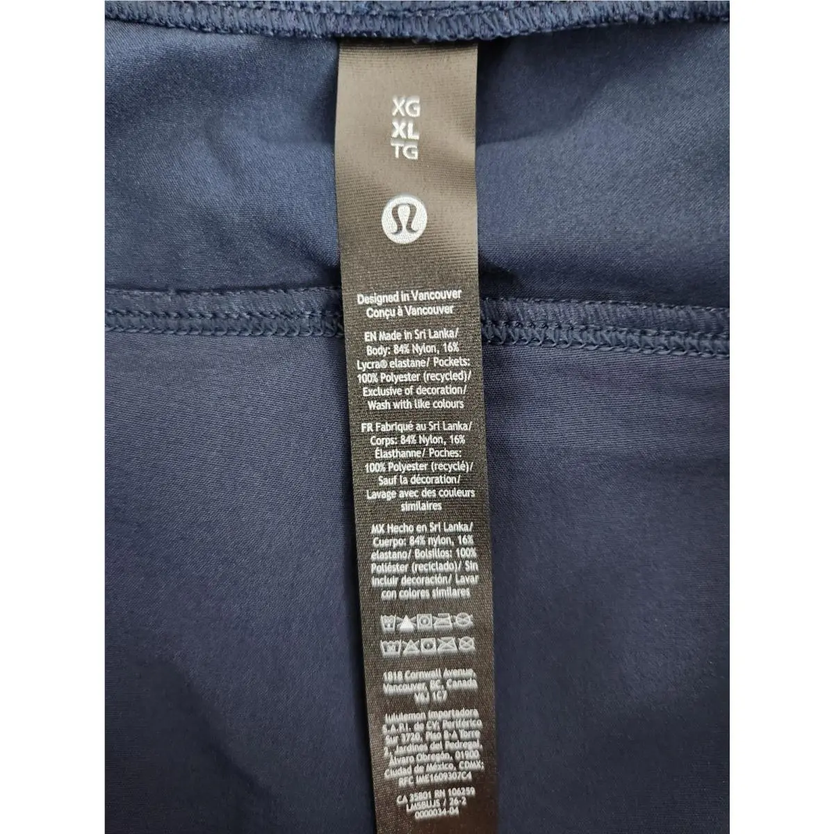 Lululemon clothing - True Navy 8