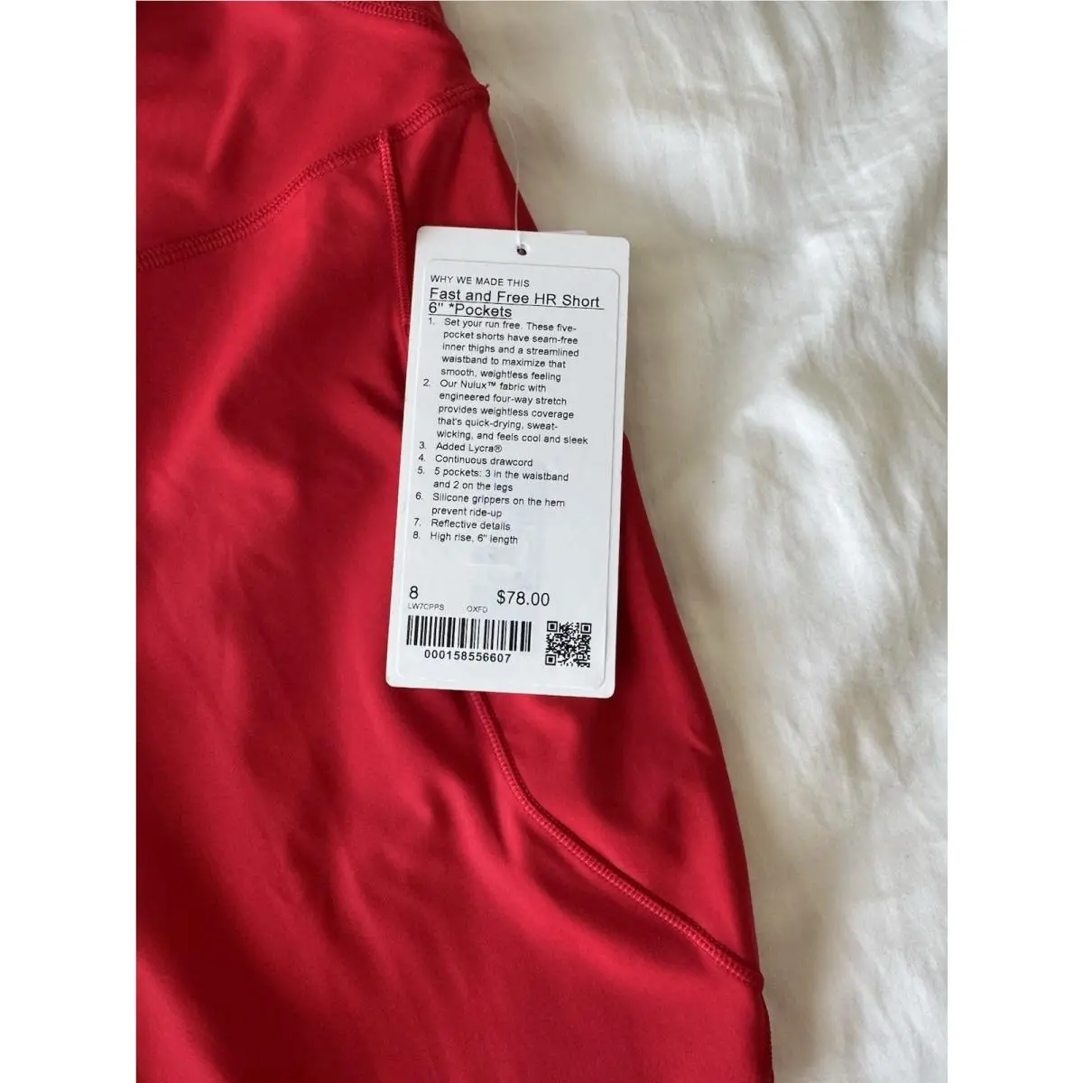 Lululemon clothing - Oxford Red 0