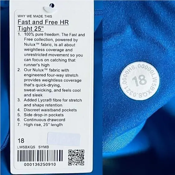 Lululemon clothing - Blue 1