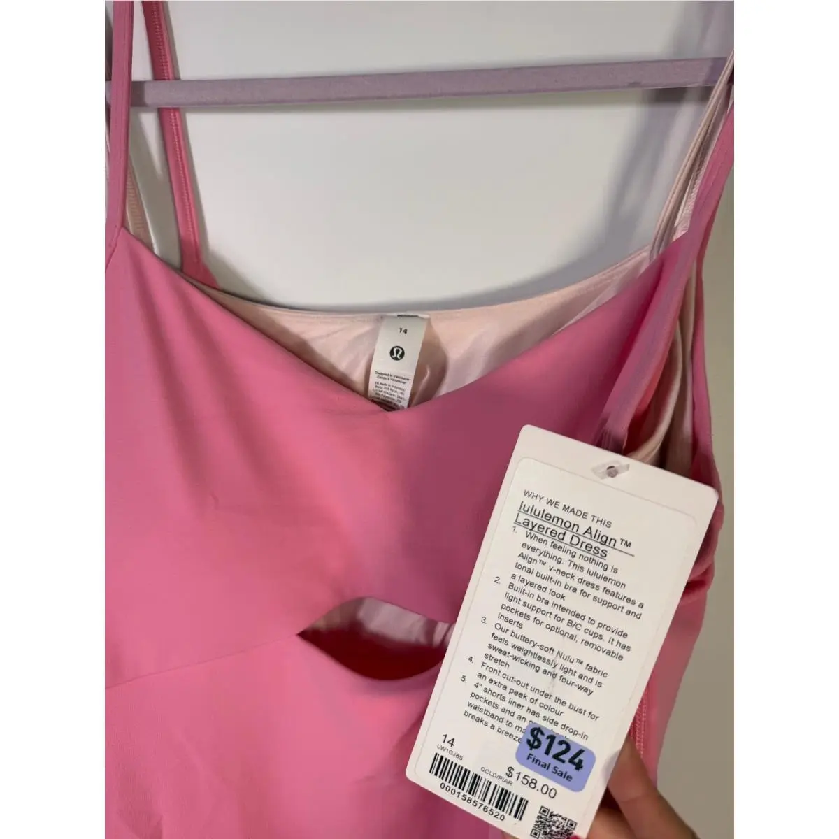 Lululemon clothing - Pink 1